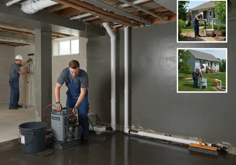 Basement Waterproofing and Flood Prevention process in Enlow, PA